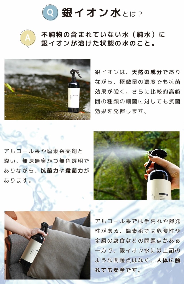 ペット用　銀イオン消臭抗菌スプレー